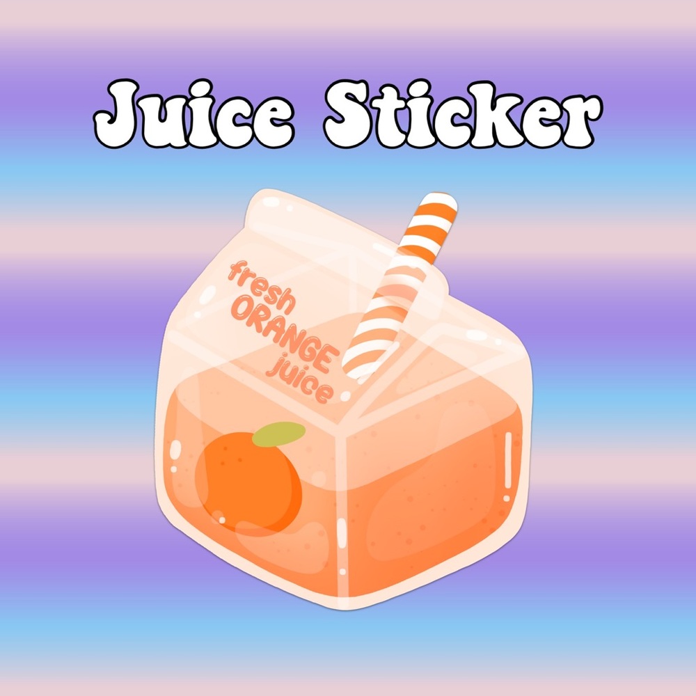 5/$5 Kawaii Sticker Juice Box